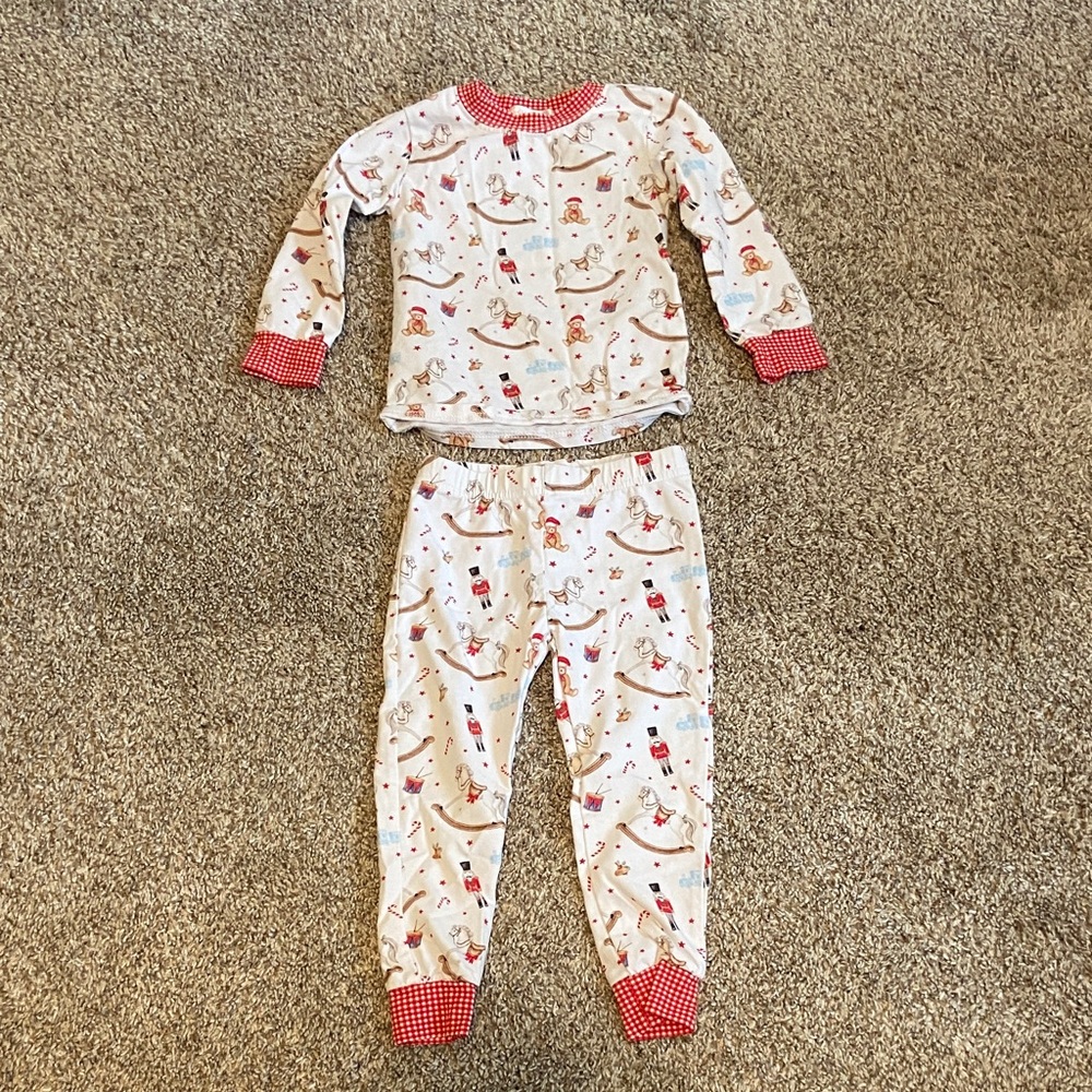 Cecil and Lou 18M Christmas pajamas
